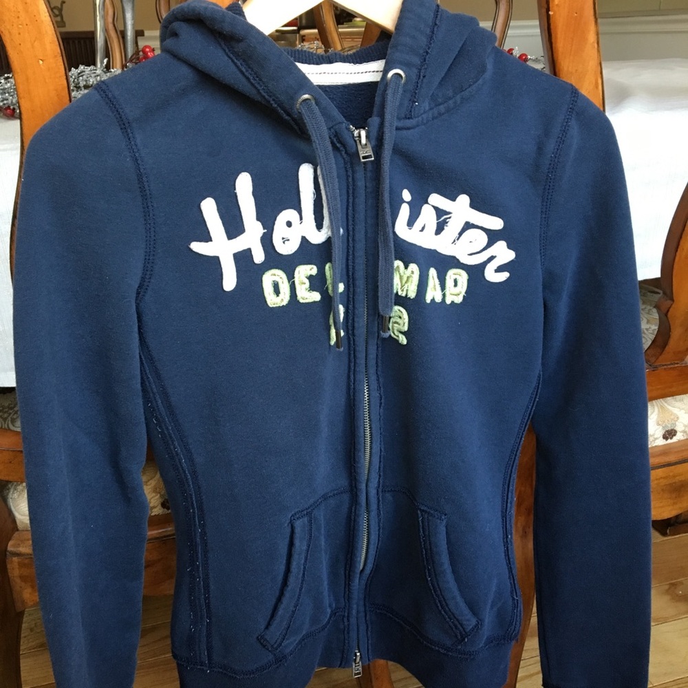 Zip up  Hollister hoodie